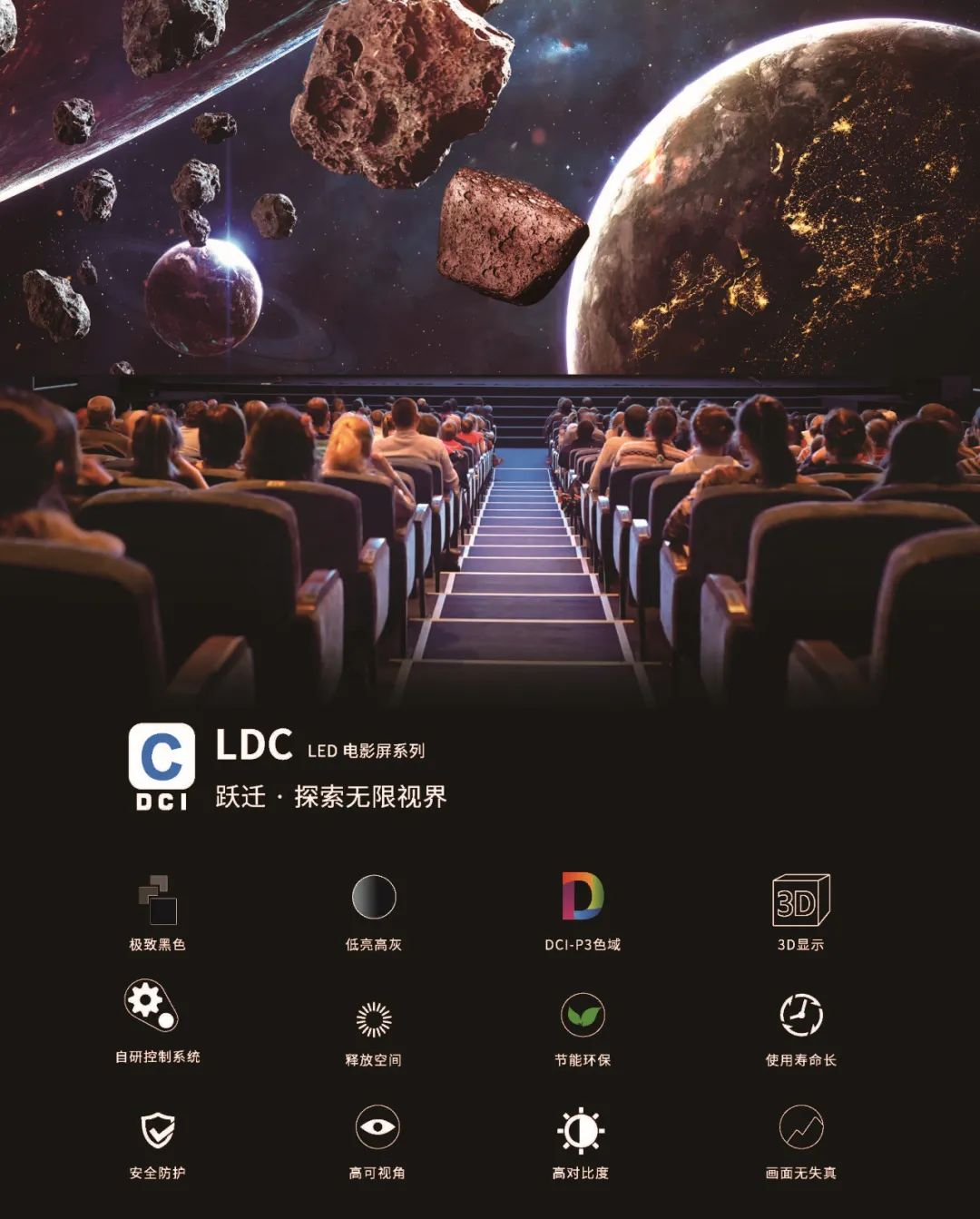 “自研+合作”全面开花，OD电竞成业内LED电影屏通过DCI认证最多企业